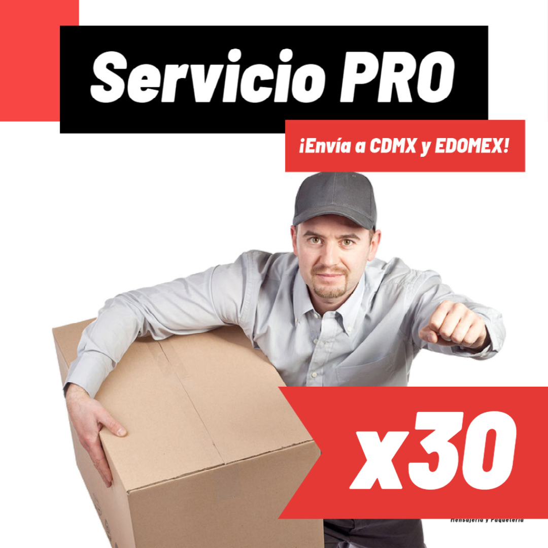 Guia Pro CDMX y EDOMEX (5kg – 1 a 3 días hábiles) x30